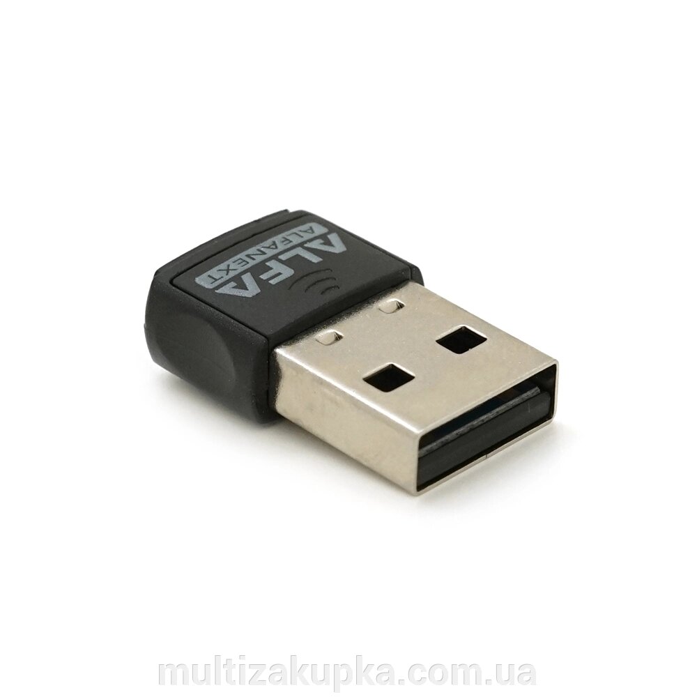 Бездротовий мережний адаптер Wi-Fi-USB LV-UW06RK-BG ALFA, RTL8188, 802.11bgn, 150Mbps, 2.4GHz, Win10/8.1/8/7/XP, Mac від компанії Mультізакупка - фото 1