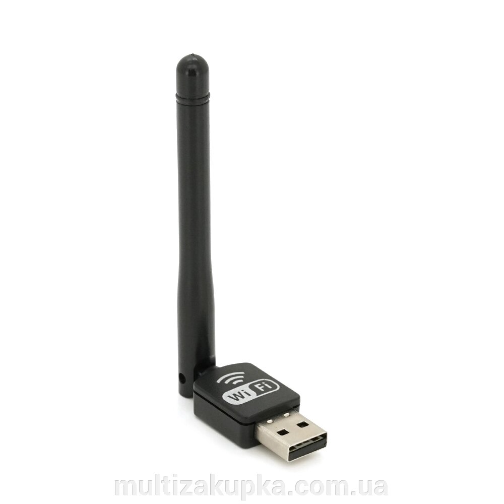 Бездротовий мережний адаптер з антеною Wi-Fi-USB LV-UW11RK-2DB RTL8188, 150Mbps, 2.4 GHz, Win10/8.1/8/7/XP, Mac OSX від компанії Mультізакупка - фото 1