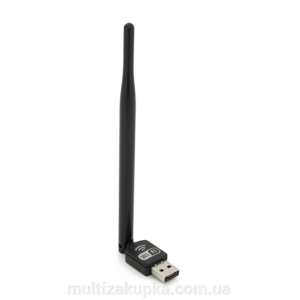 Бездротовий мережний адаптер з антеною Wi-Fi-USB LV-UW11RK-5DB MTK7601, 150Mbps, 2.4 GHz, Win10/8.1/8/7/XP, Mac OSX від компанії Mультізакупка - фото 1