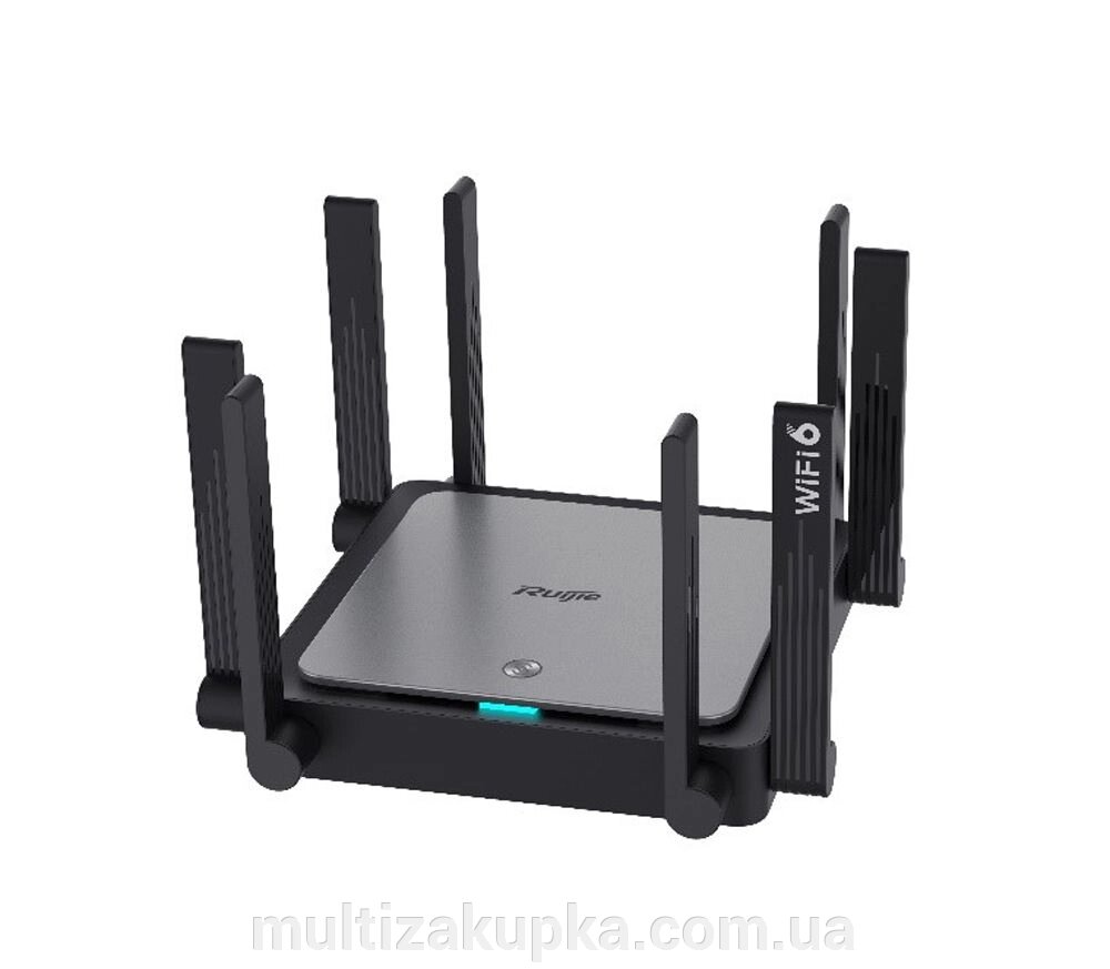 Бездротовий Wi-Fi 6 маршрутизатор серії Ruijie Reyee RG-EW3200GX PRO, 190 х 190 х 41 мм від компанії Mультізакупка - фото 1