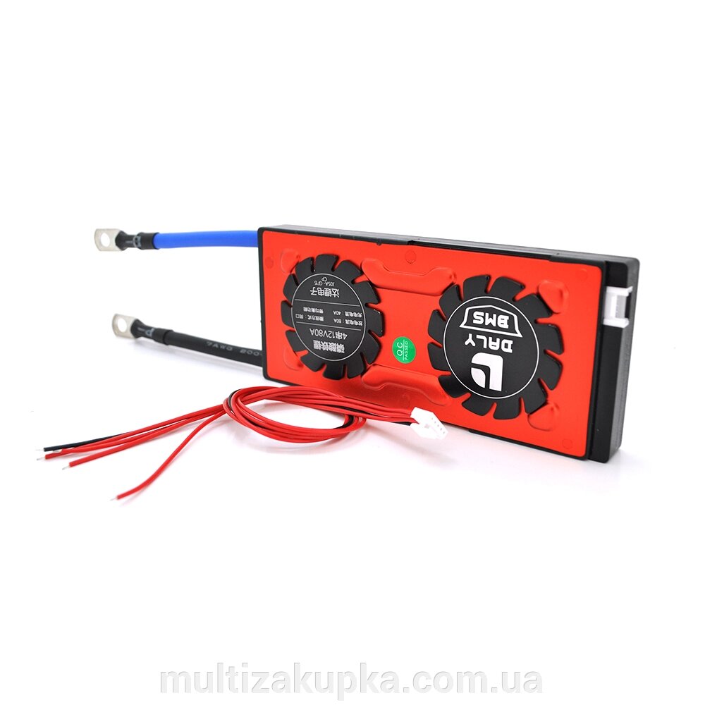 BMS плата DaLy LiFePO4 12V 4S 40/80A від компанії Mультізакупка - фото 1