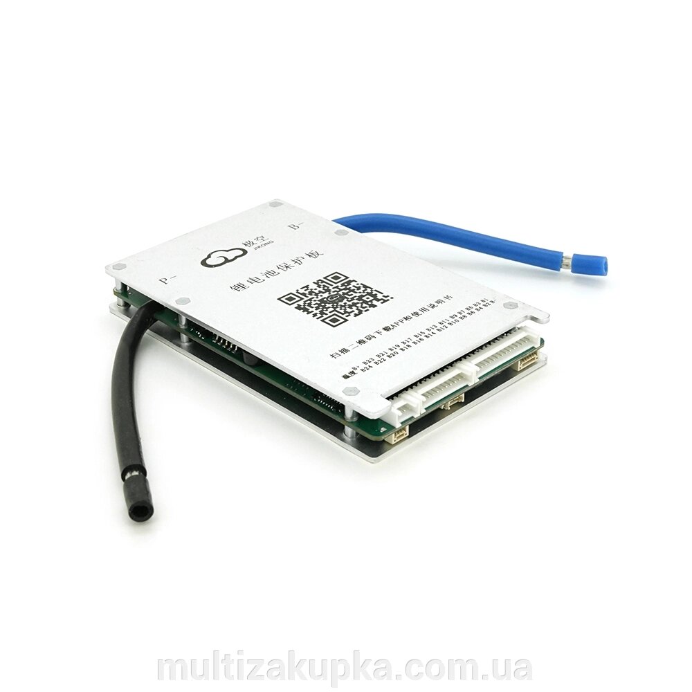 BMS плата JiKong JK-BD6A24S6P Li-Ion/LiFePo4/LTO 8S-24S (24V-90V), 60A, симетрія з Bluetooth + балансир + кнопка від компанії Mультізакупка - фото 1