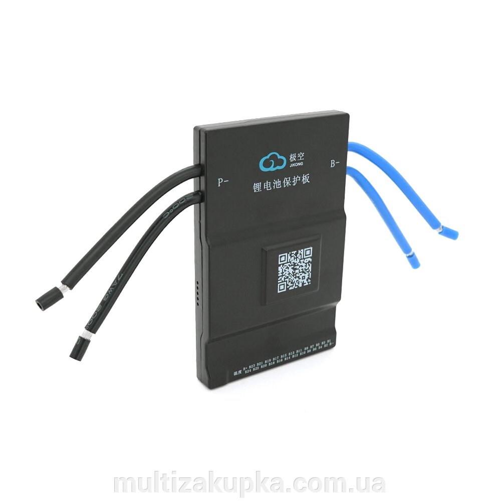 BMS плата JiKong JK-JK-B1A24S15P Li-Ion/LiFePo4/LTO 8S-24S (24V-90V), 150A, симетрія з Bluetooth + балансир + кнопка від компанії Mультізакупка - фото 1