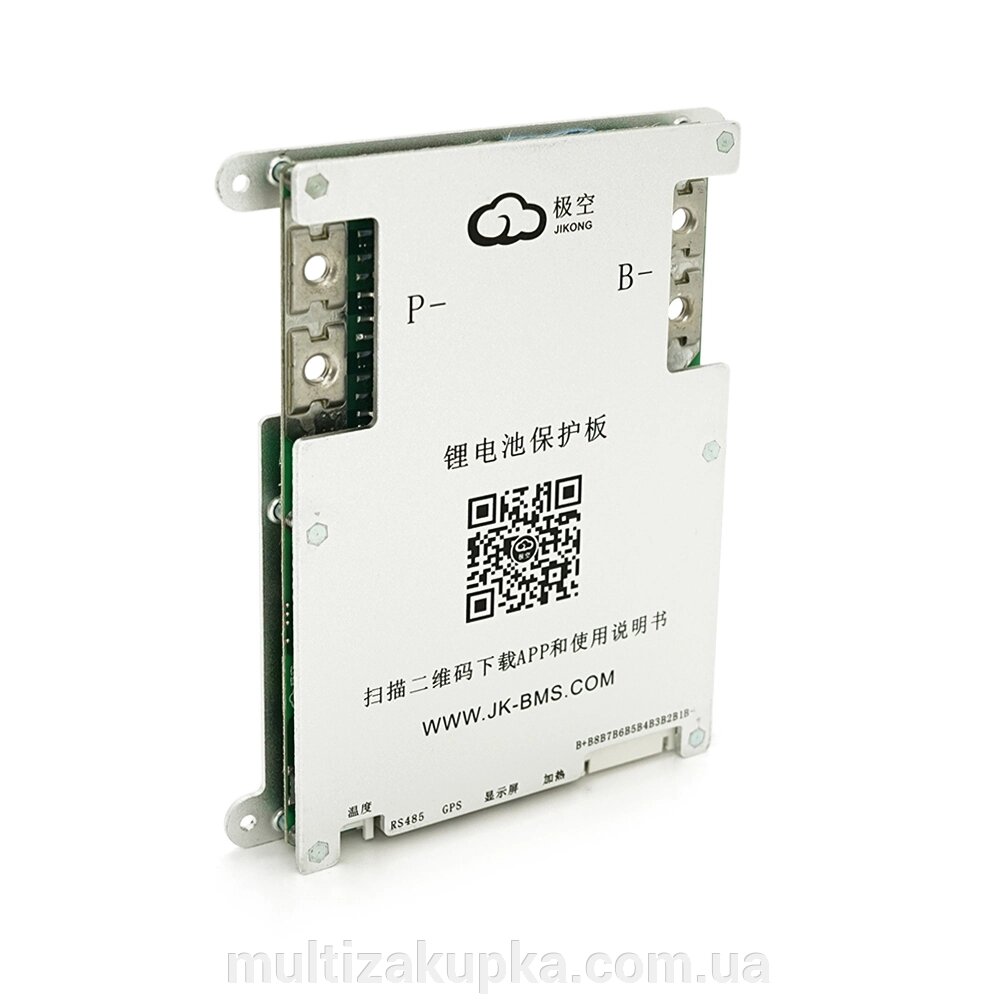 BMS плата JK-B1A8S20P Li-Ion/LiFePo4/LTO 3S-8S, 200A, CAN/RS485, 0.3mΩ, Bluetooth, Ballance 2A, підігрів + кнопка від компанії Mультізакупка - фото 1