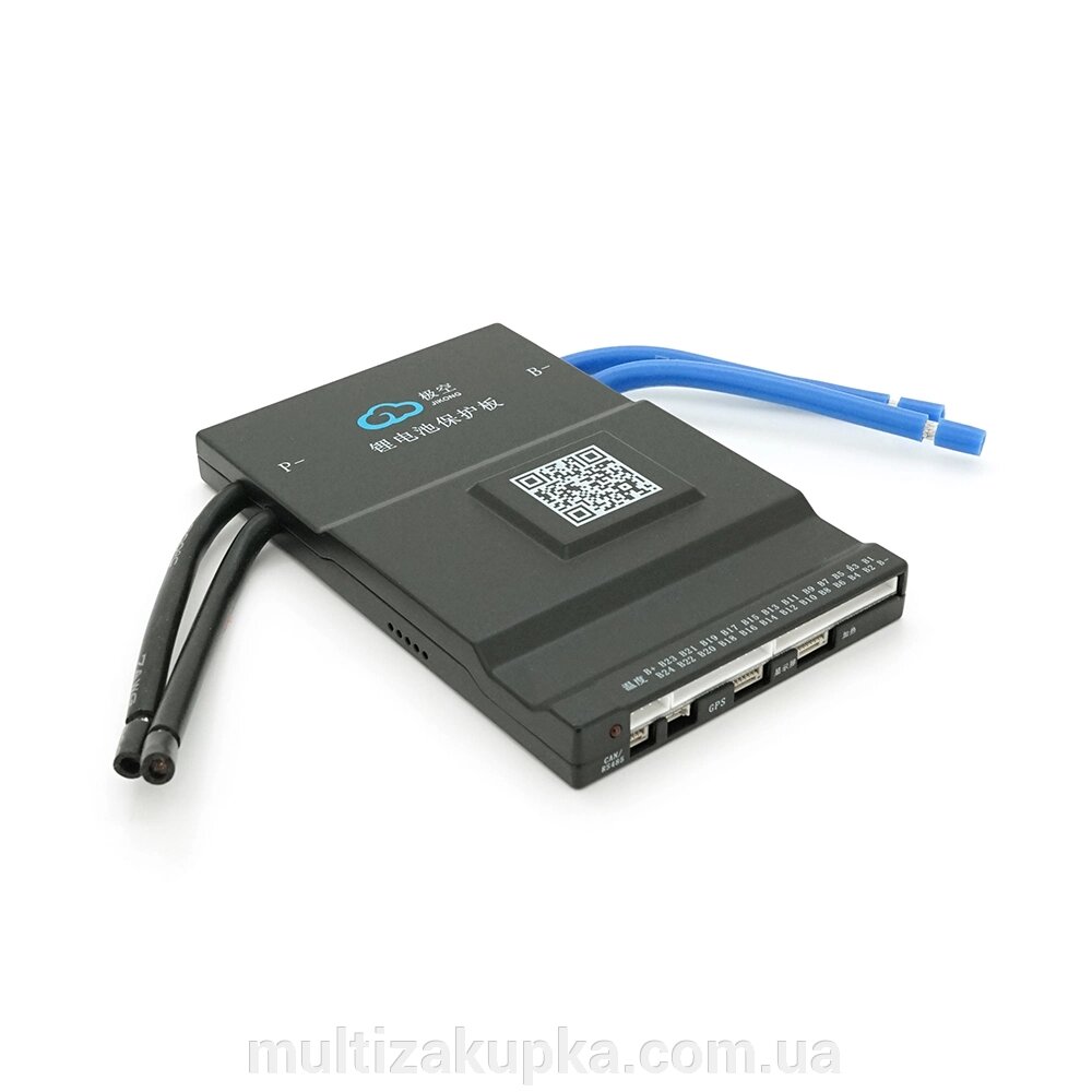 BMS плата JK-B2A20S20P для Li-Ion (4.2V)/LiFePo4(3.65V)/LTO (2.8V) 8S-20S (24V-64V), 200A, симетрія з Bluetooth від компанії Mультізакупка - фото 1