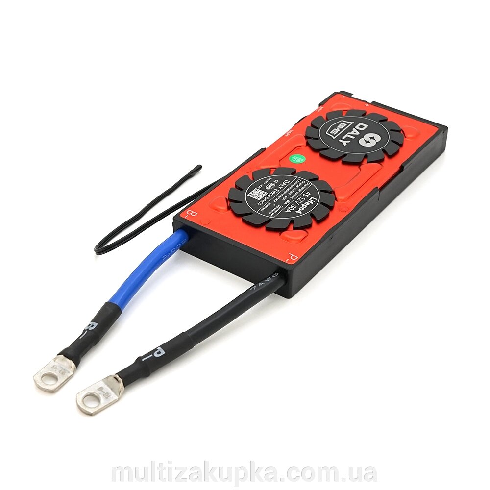 BMS smart плата DaLy LiFePO4 12V 4S 40/80A  з Bluetooth від компанії Mультізакупка - фото 1