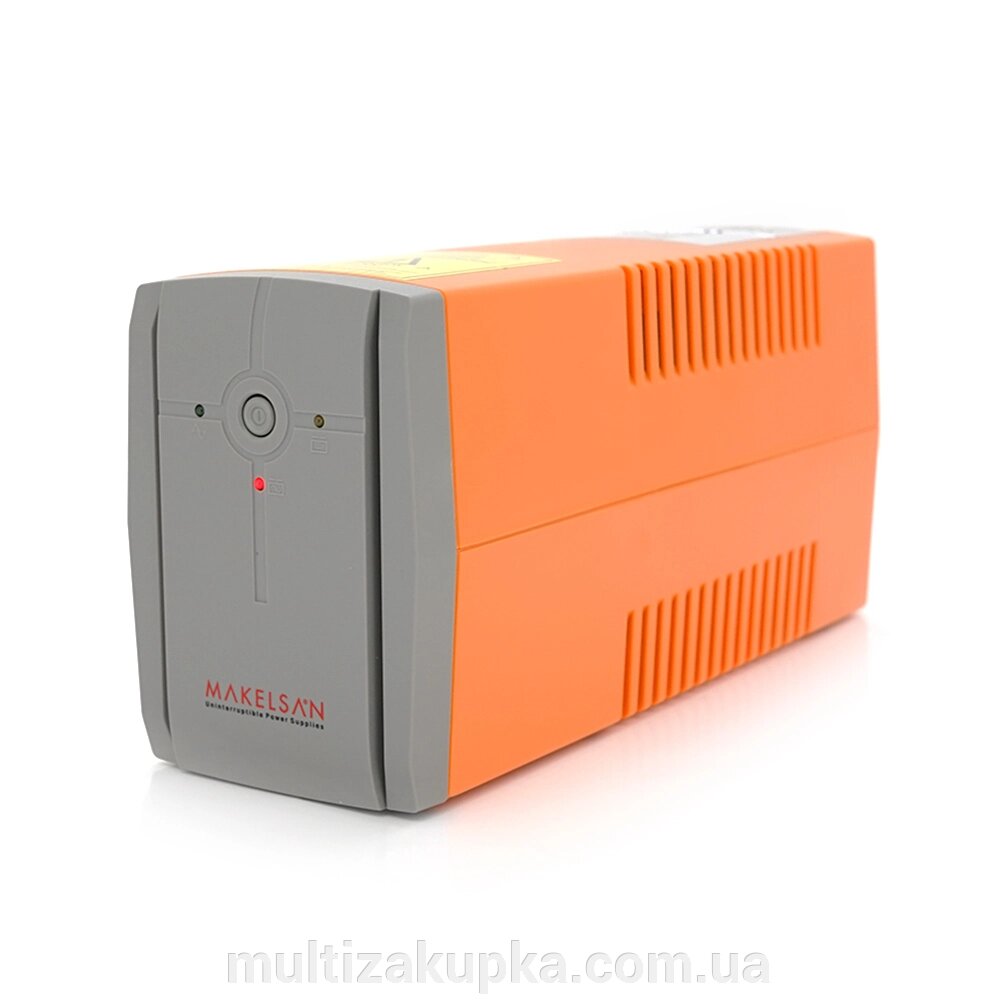 ДБЖ MAKELSAN Lion850VA (510W) Standby-L, LED, 170-280VAC, AVR 1st, 2xSCHUKO socket, 1x12V9Ah, Plastic Case ( 101 х 298 від компанії Mультізакупка - фото 1