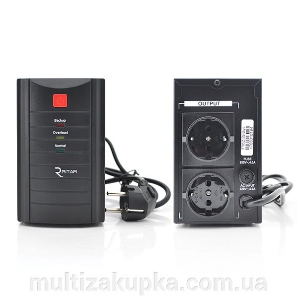 ДБЖ Ritar RTM525 (315W) Standby-L, LED, 1st, 2xSCHUKO socket, 1x12V4.5Ah, metal Case ( 260 х 85 х 140) Q4 від компанії Mультізакупка - фото 1