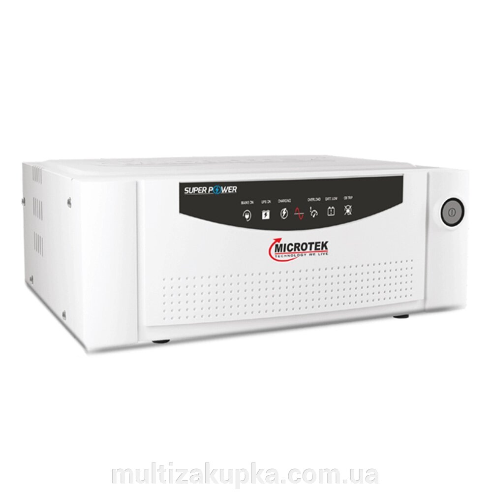 ДБЖ з правильною синусоїдою, Microtek Super Power SW700/12V (510W), під зовнішній АКБ 12V, струм заряду 10A від компанії Mультізакупка - фото 1