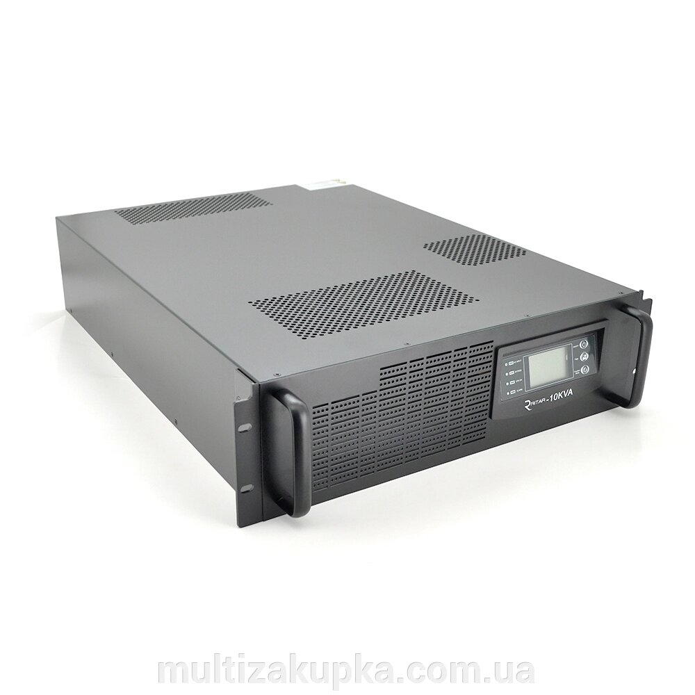 ДБЖ з правильною синусоїдою ONLINE Ritar RT-10KL-LCD, RACK 10000VA (9000Вт), 192В, Струм макс. 5A, під зовн. АКБ від компанії Mультізакупка - фото 1