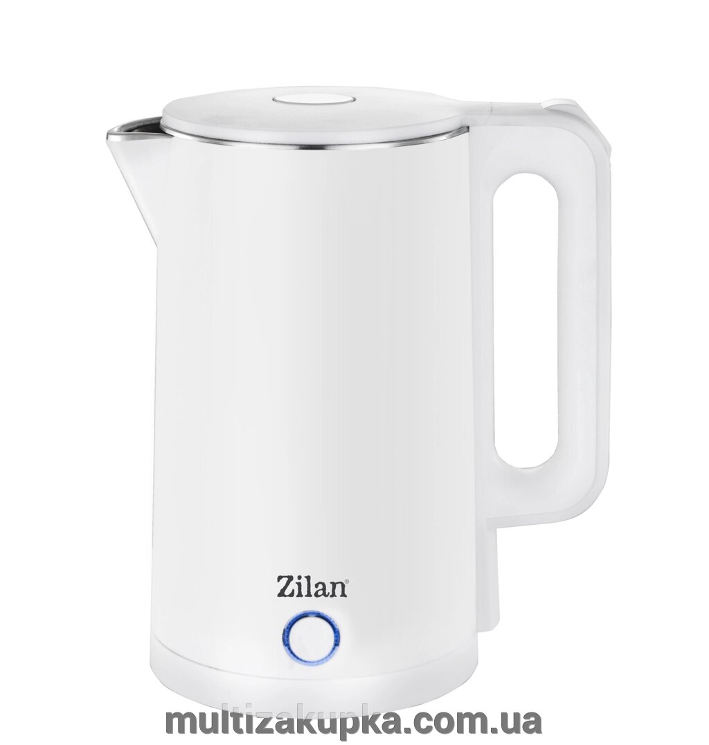 Електричний чайник Zilan ZLN1147, 1500W, white від компанії Mультізакупка - фото 1