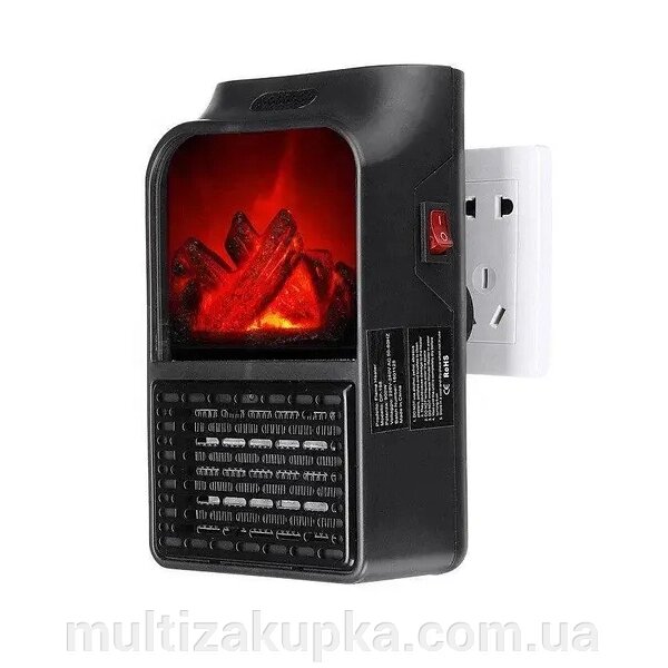 Електро обігрівач Flame Heater Plus з LCD дисплеєм і пультом від компанії Mультізакупка - фото 1