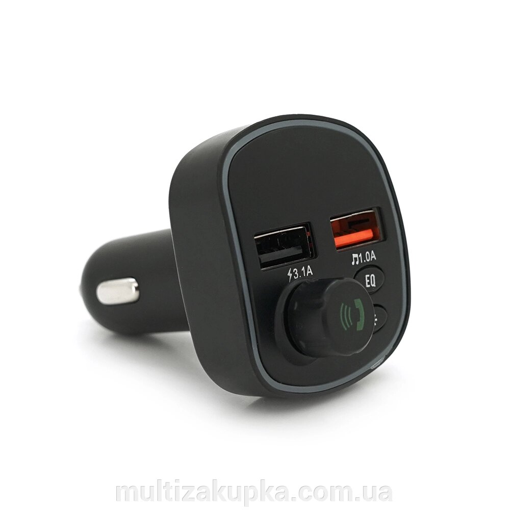 FM-модулятор Q2 з еквалайзером, 1.5A, FM, USB, TF, 49.5х41х36 від компанії Mультізакупка - фото 1