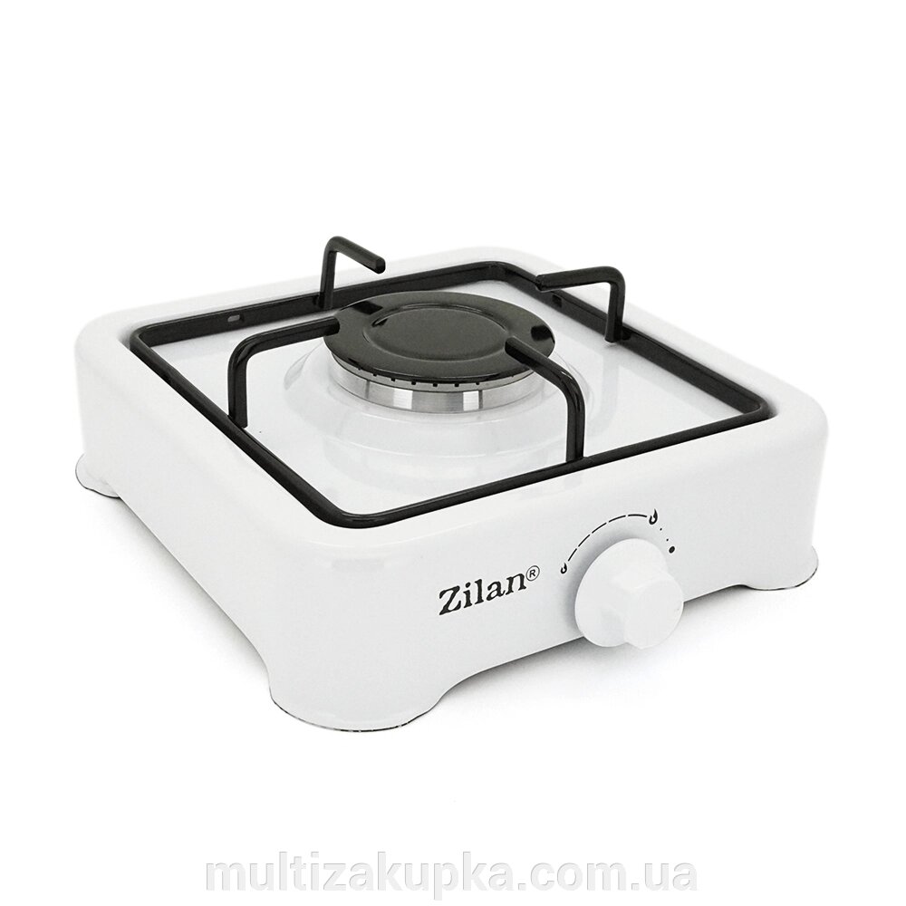 Газова плита Zilan ZLN0018, 1 комфорку, White від компанії Mультізакупка - фото 1