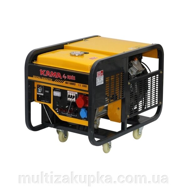 Генератор бензиновий KGL12000FE3, трифазний 230/400V, 50Hz, 11.9KVA, об'єм 25л від компанії Mультізакупка - фото 1