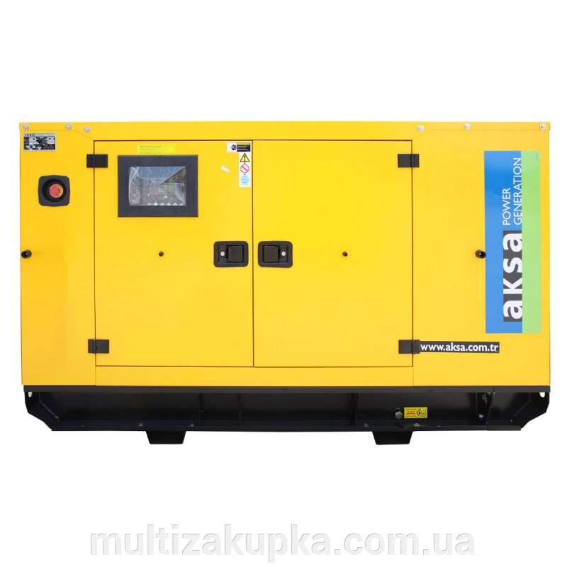 Генератор дизельний AKSA - A4CRX46TI, трифазний 230/400V, 50Hz, 110KVA (88КВт), об'єм 155л, комплектується АВР (30687), від компанії Mультізакупка - фото 1