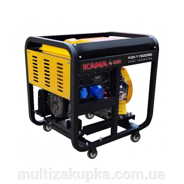 Генератор дизельний KDK11500SE, 11KVA, однофазний 230V, об'єм 12,5л від компанії Mультізакупка - фото 1