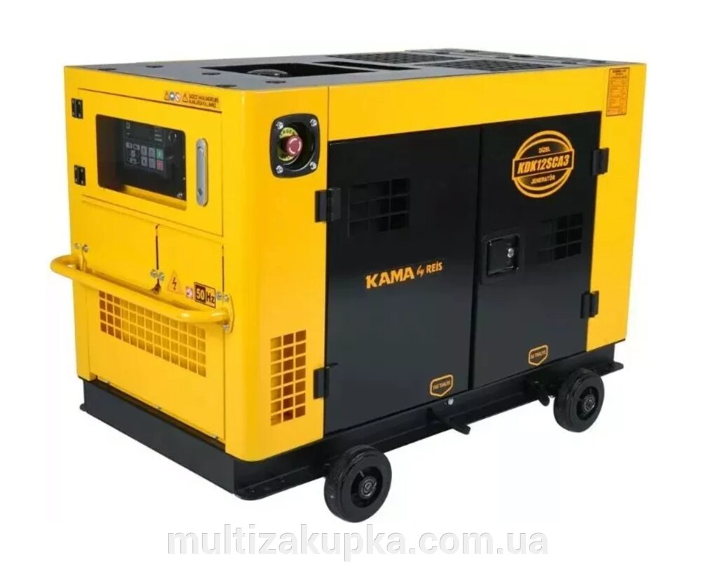 Генератор дизельний KDK12SC, 12KVA, однофазний 230V, Water COOL, об'єм 26л від компанії Mультізакупка - фото 1