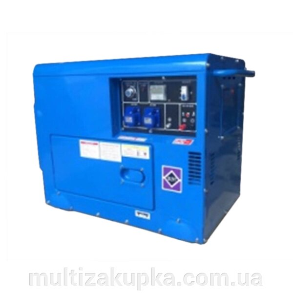 Генератор дизельний Kuyia TM5000S, однофазний, 110-240V, 50Hz, 4,5-5кВт, об'єм 16л від компанії Mультізакупка - фото 1