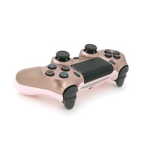 Геймпад Brazzers бездротовий для PS4 Wireless DUALSHOCK 4, роз'єм для навушників, LED light bar, Rose-gold, 3.7V,