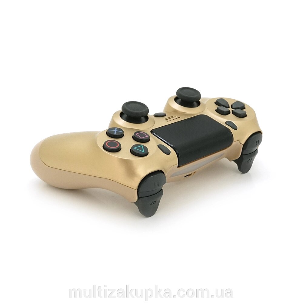 Геймпад Brazzers бездротовий для PS4 Wireless DUALSHOCK 4, роз'єм для навушників, LED light bar, Gold, 3.7V, 600mAh, від компанії Mультізакупка - фото 1