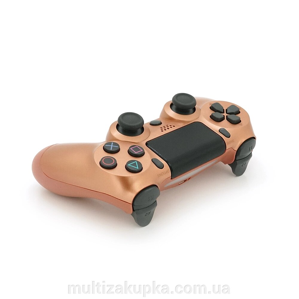 Геймпад Brazzers бездротовий для PS4 Wireless DUALSHOCK 4, роз'єм для навушників, LED light bar, Gold, 3.7V, 600mAh, від компанії Mультізакупка - фото 1