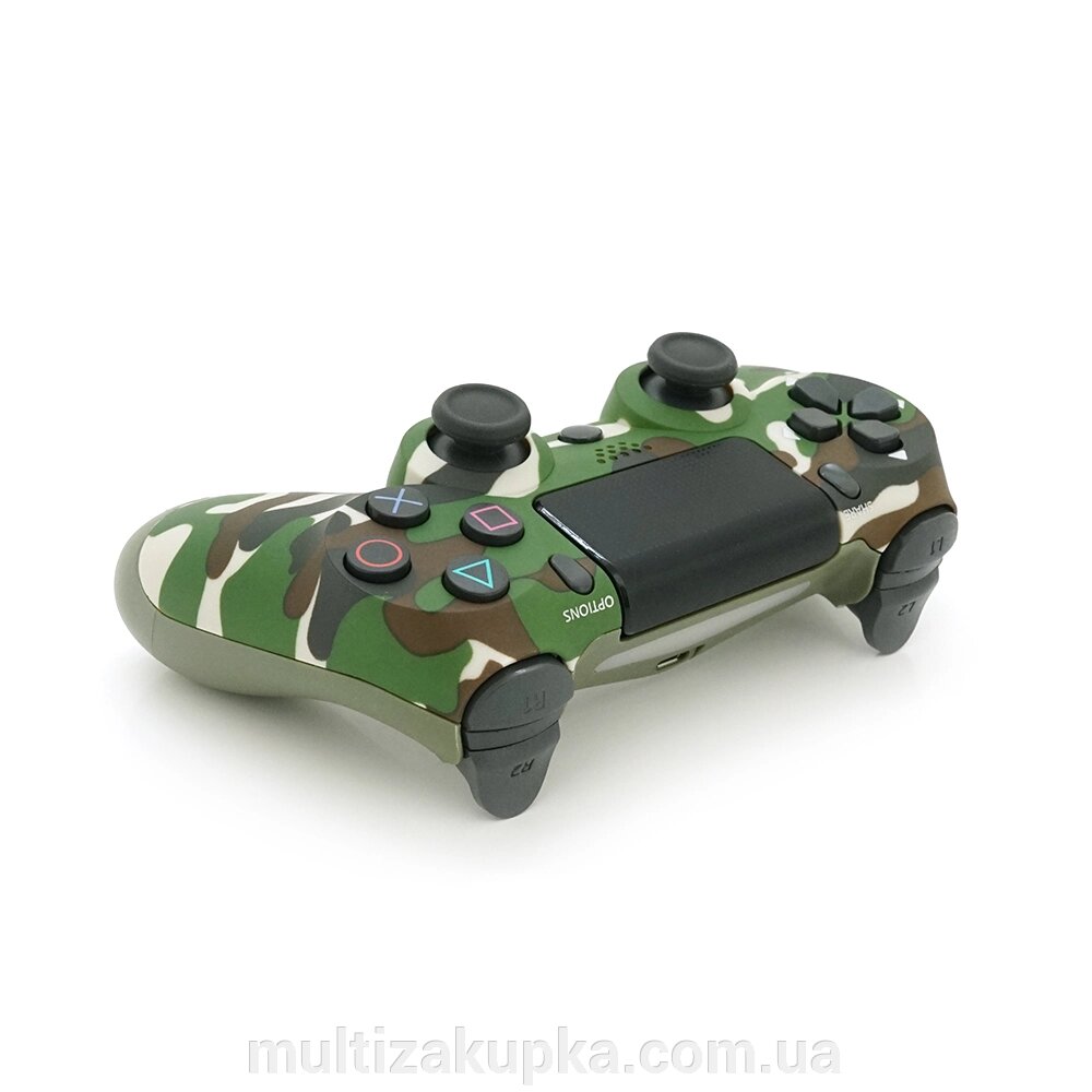 Геймпад Brazzers бездротовий для PS4 Wireless DUALSHOCK 4, роз'єм для навушників, LED light bar, Haki-Green, 3.7V, від компанії Mультізакупка - фото 1