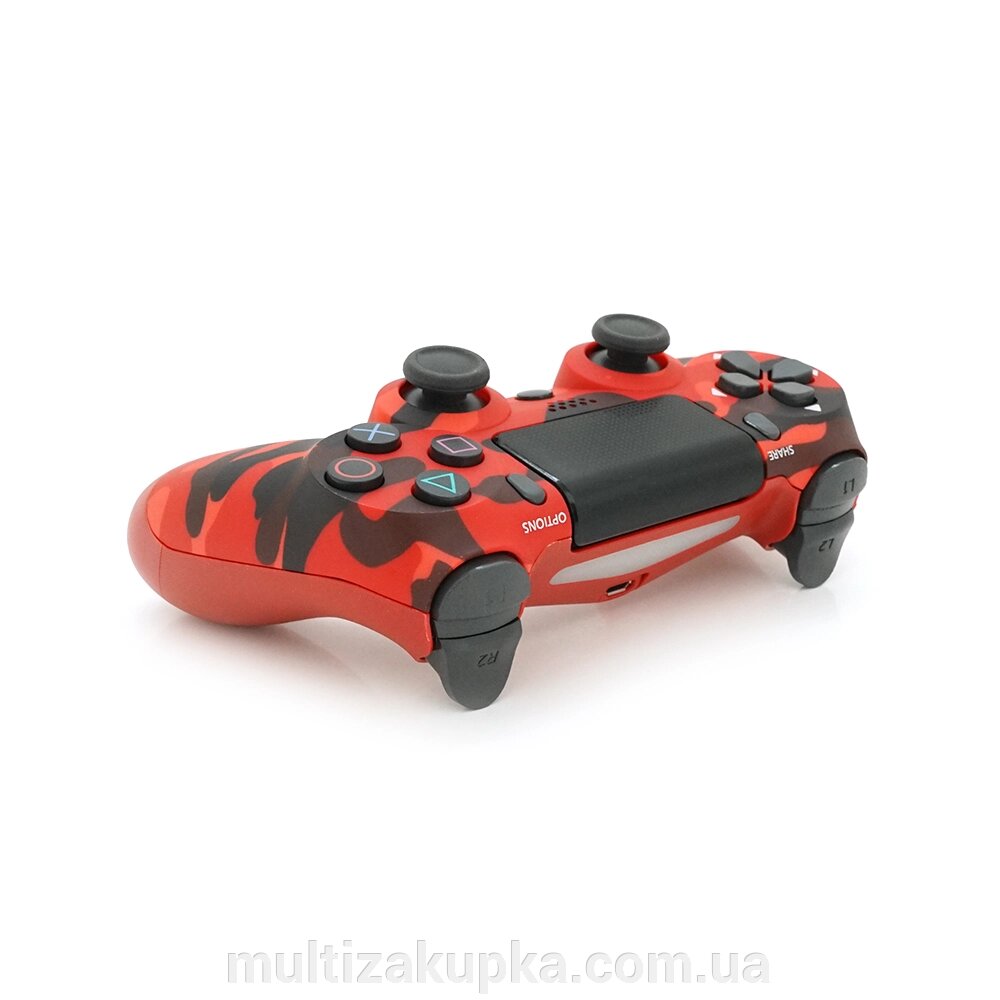 Геймпад Brazzers бездротовий для PS4 Wireless DUALSHOCK 4, роз'єм для навушників, LED light bar, Haki-Red, 3.7V, від компанії Mультізакупка - фото 1