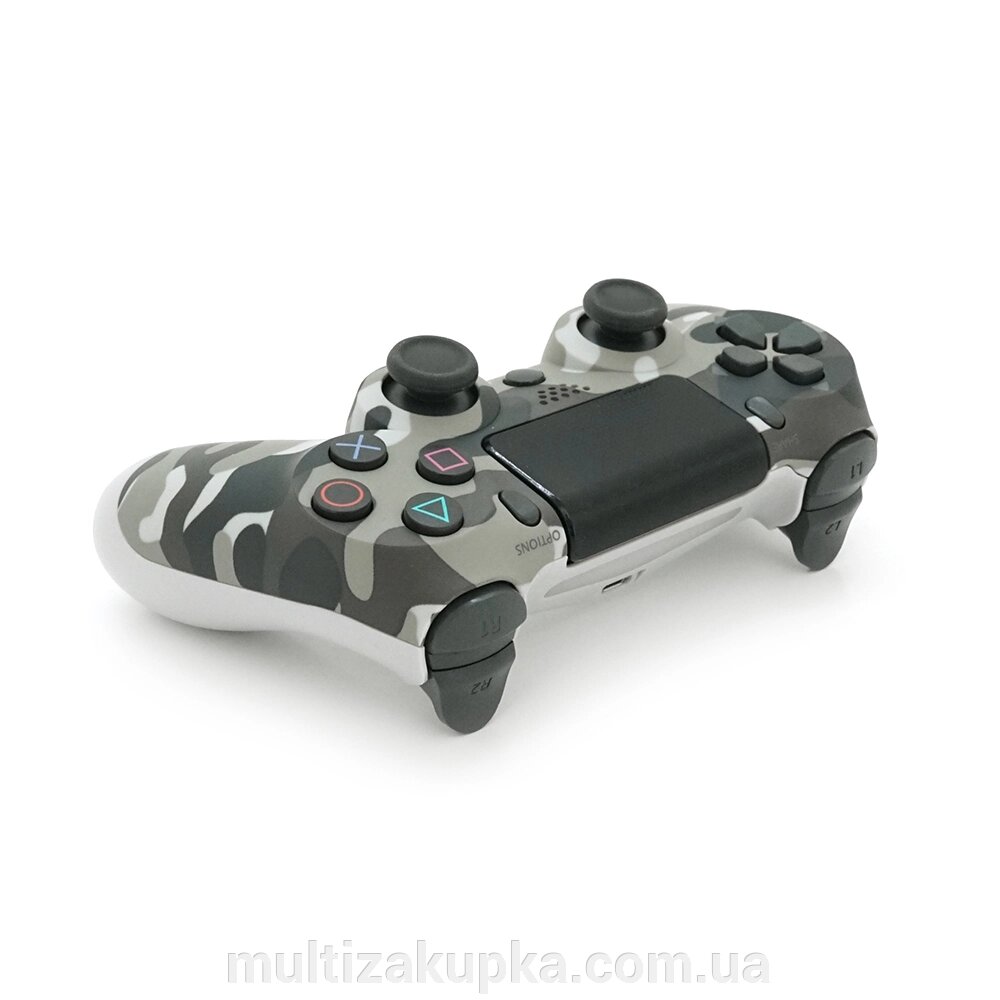 Геймпад Brazzers бездротовий для PS4 Wireless DUALSHOCK 4, роз'єм для навушників, LED light bar, Haki-Silver, 3.7V, від компанії Mультізакупка - фото 1