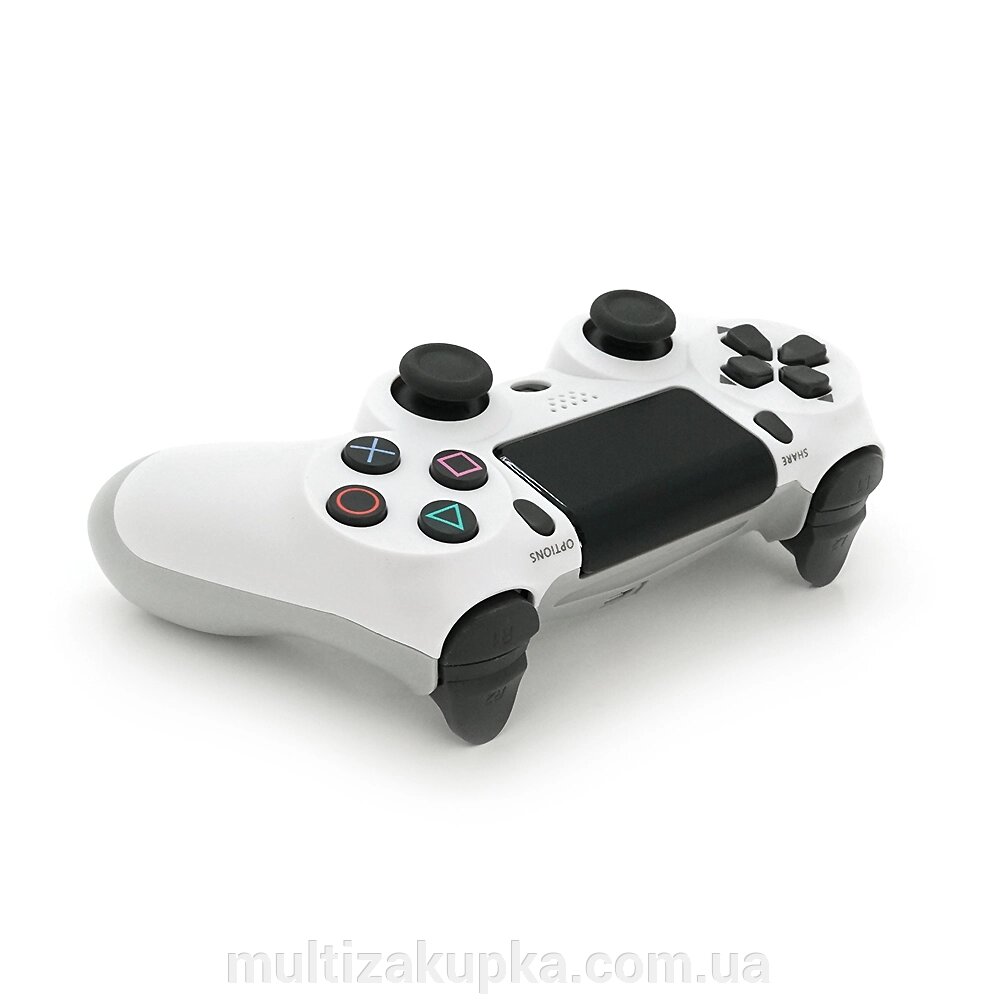 Геймпад Brazzers бездротовий для PS4 Wireless DUALSHOCK 4, роз'єм для навушників, LED light bar, White, 3.7V, 600mAh, від компанії Mультізакупка - фото 1