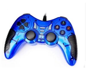 Геймпад провідний для ПК U-900 USB 2.0 DualShock (Blue)