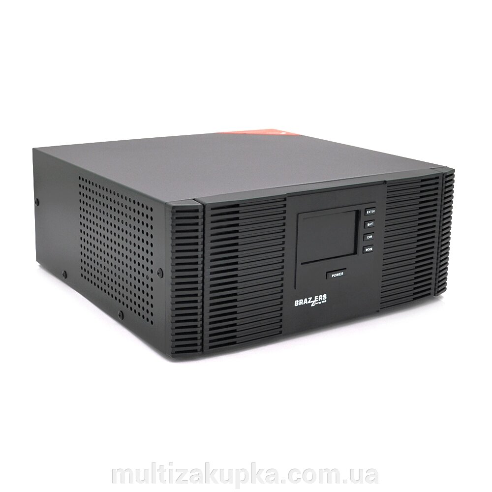 Гібридний інвертор BRAZZERS BRZ-SOLAR-600, 600VA/500W, 12V, струм заряду 10/20A, inverter100-290V, UPS145-275V, MPPT від компанії Mультізакупка - фото 1