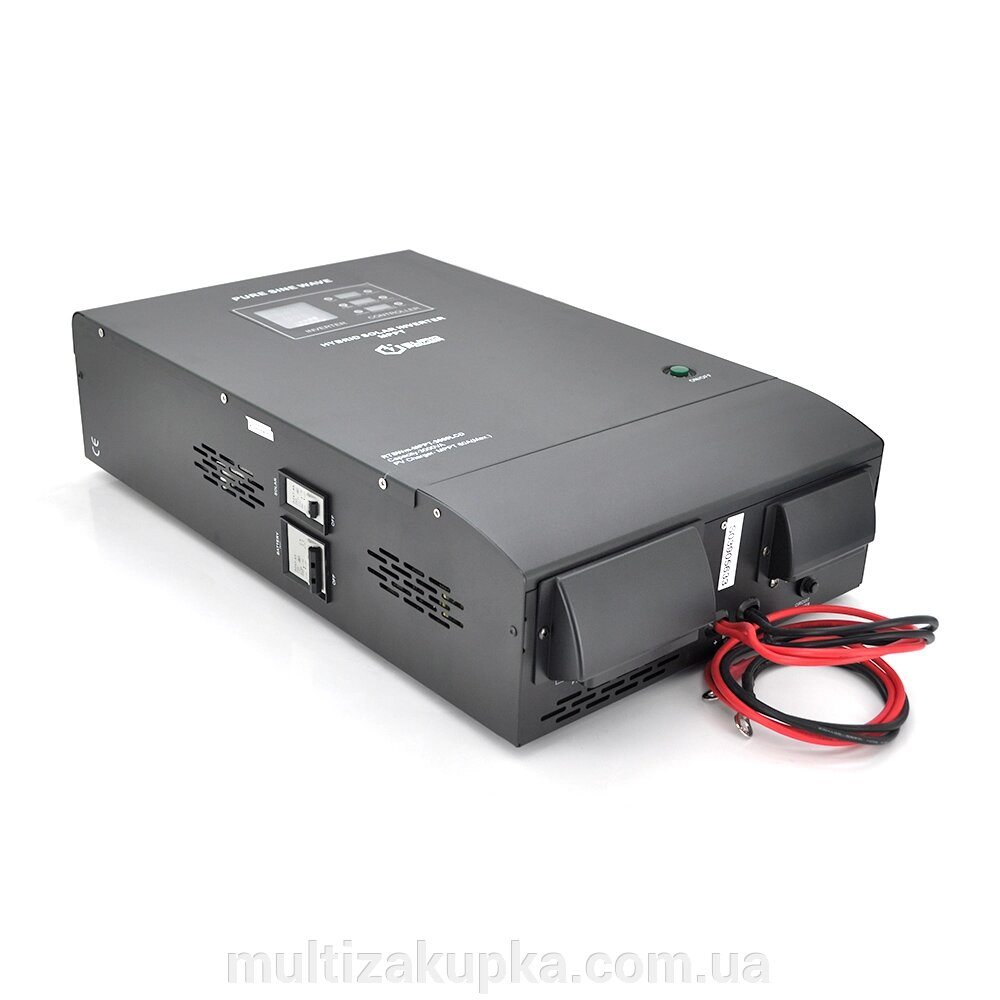 Гібридний інвертор Europower RTSWm-MPPT-3000LCD, 2100W, 48V, струм заряду 10A, 140-275V, MPPT (20/40А, 60-90Vdc) від компанії Mультізакупка - фото 1