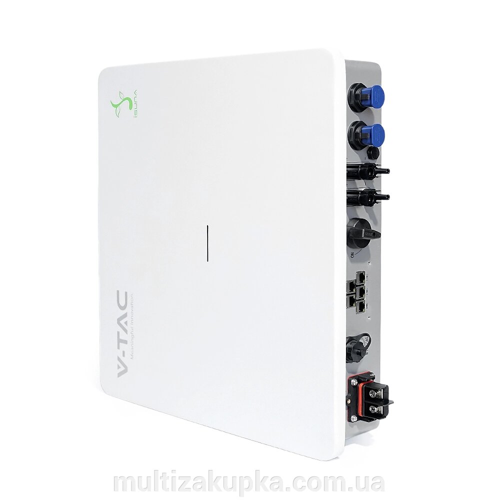 Гiбрiдній iнвертор Isuna/Sinexcel/V-TAC 6kW 48V 100A MPPT (80-550V) від компанії Mультізакупка - фото 1