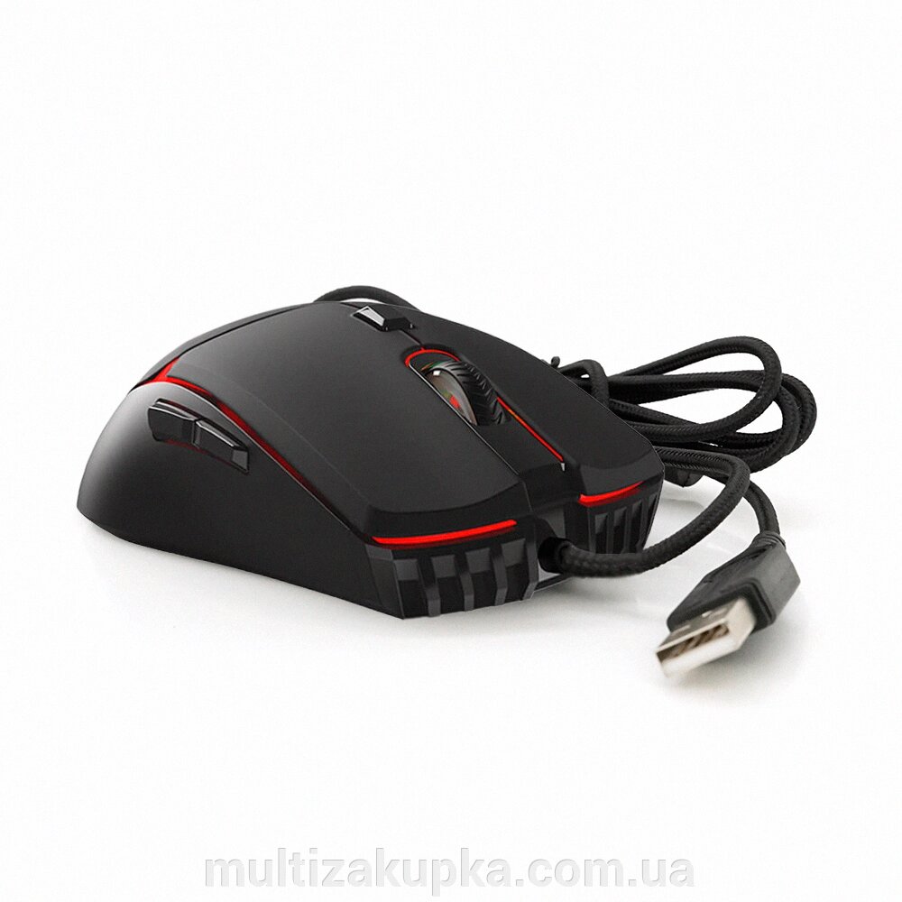 Ігрова миша провідна CRYPTO VX7, 6 кнопок, 200-8000 DPI, Led Lighting RGB, 1,8м, Windows XP/Vista/Win7/8/10/11 Mac OS від компанії Mультізакупка - фото 1