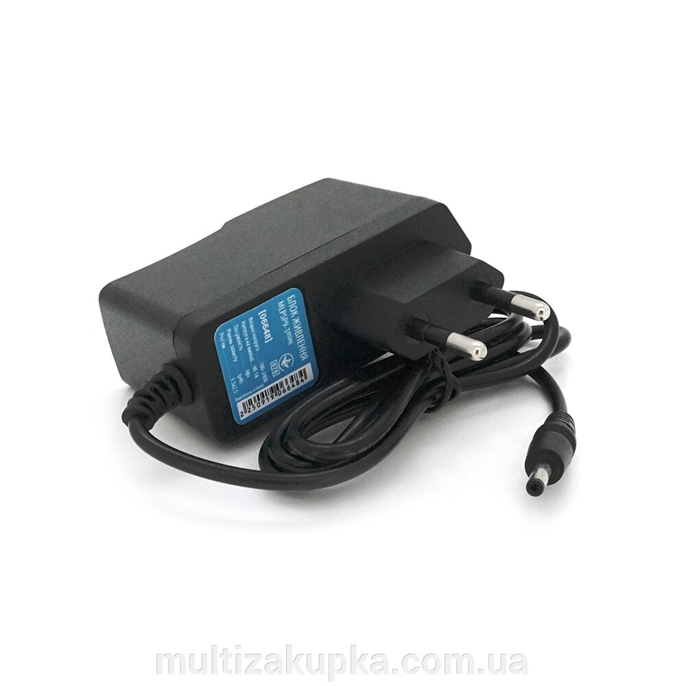 Імпульсний адаптер живлення YM-0910 9В 1А MLPSP9-1mini (06648) (9Вт) штекер 3.5/1.0 довжина 0,9м Q250 від компанії Mультізакупка - фото 1