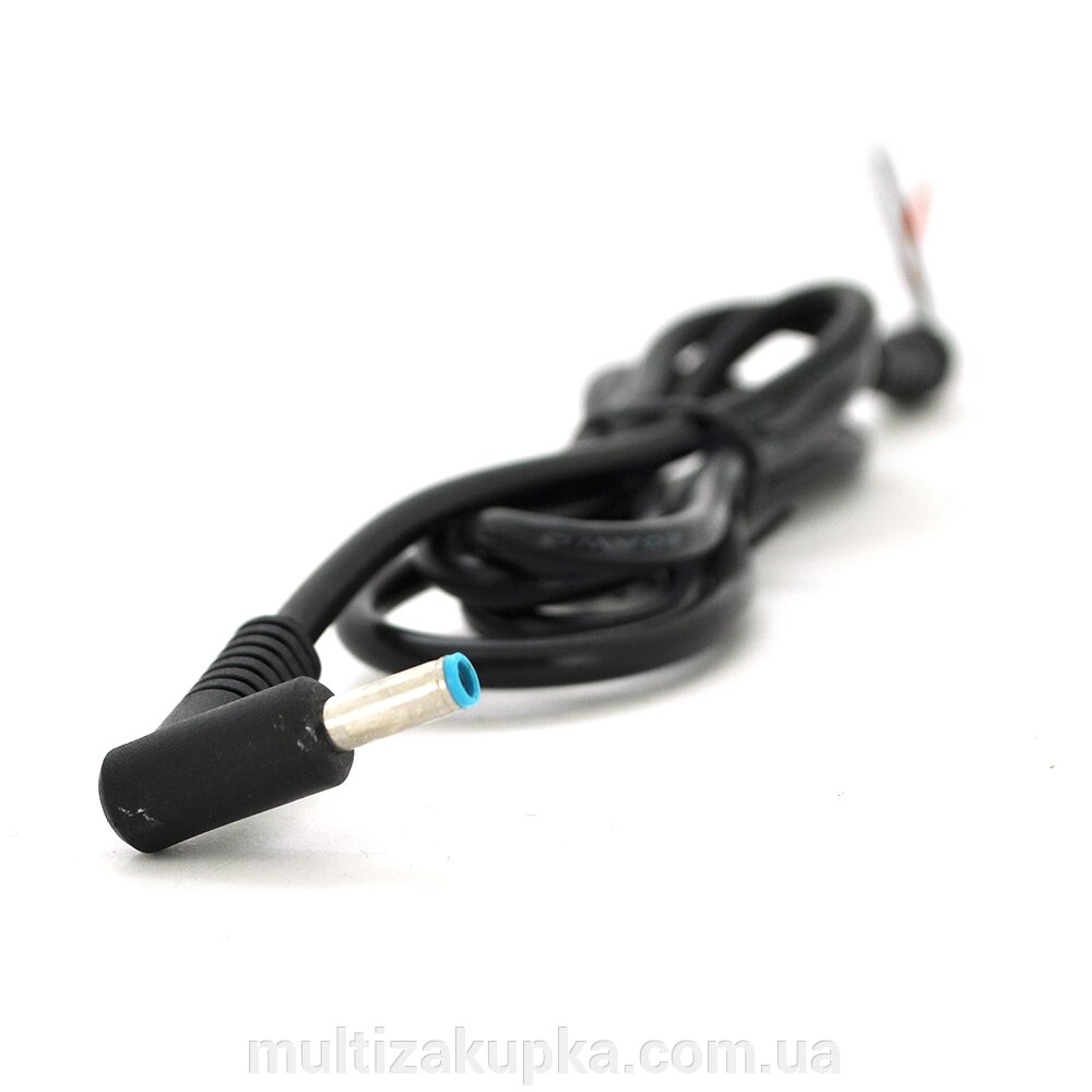 Кабель (asus, HP) 4,5х3,0, blue pin,  довжина 1,2 м, штекер 90° від компанії Mультізакупка - фото 1