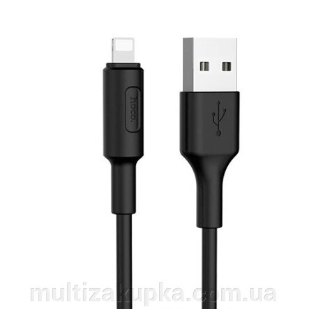 Кабель Hoco X25 Soarer, Lightning-USB, Black, довжина 1м, BOX від компанії Mультізакупка - фото 1