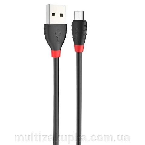 Кабель Hoco X27 Excellen, Micro-USB, 2.4A, Black, довжина 1,2 м, BOX від компанії Mультізакупка - фото 1