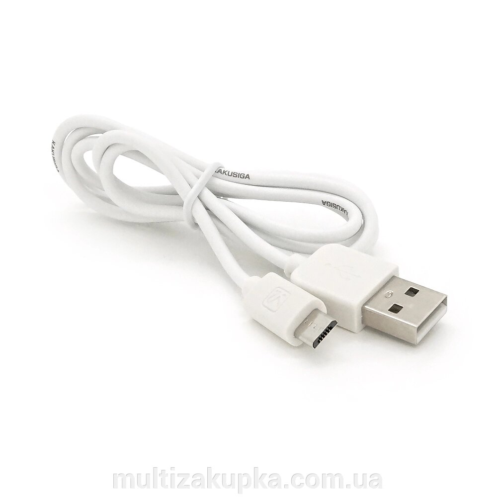 Кабель iKAKU KSC-060 SUCHANG charging data cable series for micro, White, довжина 1м, 2,4А, BOX від компанії Mультізакупка - фото 1