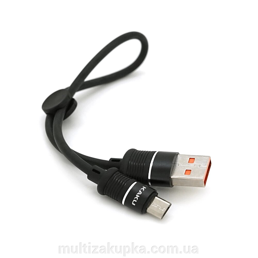 Кабель iKAKU KSC-351 XUNDIAN series for micro, Black, довжина 0,25м, 5А, BOX від компанії Mультізакупка - фото 1