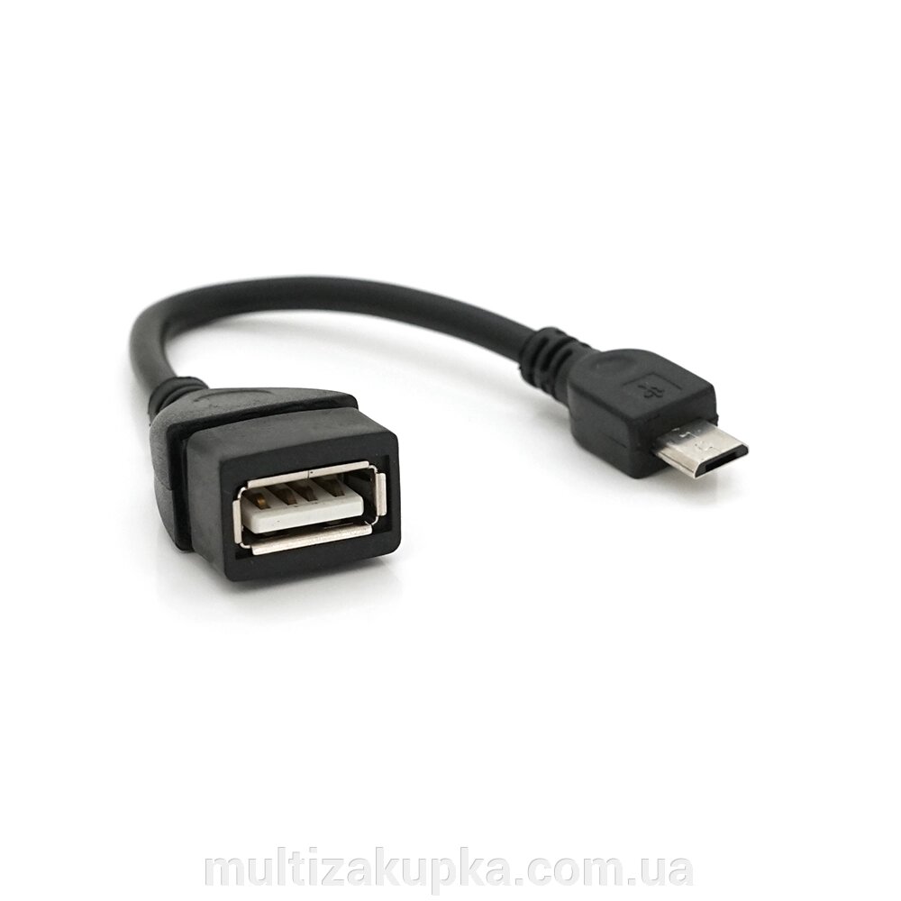 Кабель USB 2.0 AF/Micro-B OTG, 0.1m від компанії Mультізакупка - фото 1