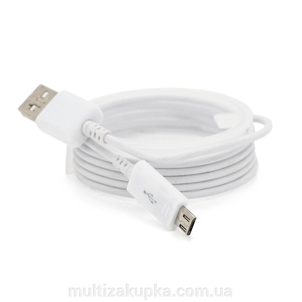 Кабель USB 2.0 (AM / Місго 5 pin) 1,0м, білий, ОЕМ, Q500 від компанії Mультізакупка - фото 1