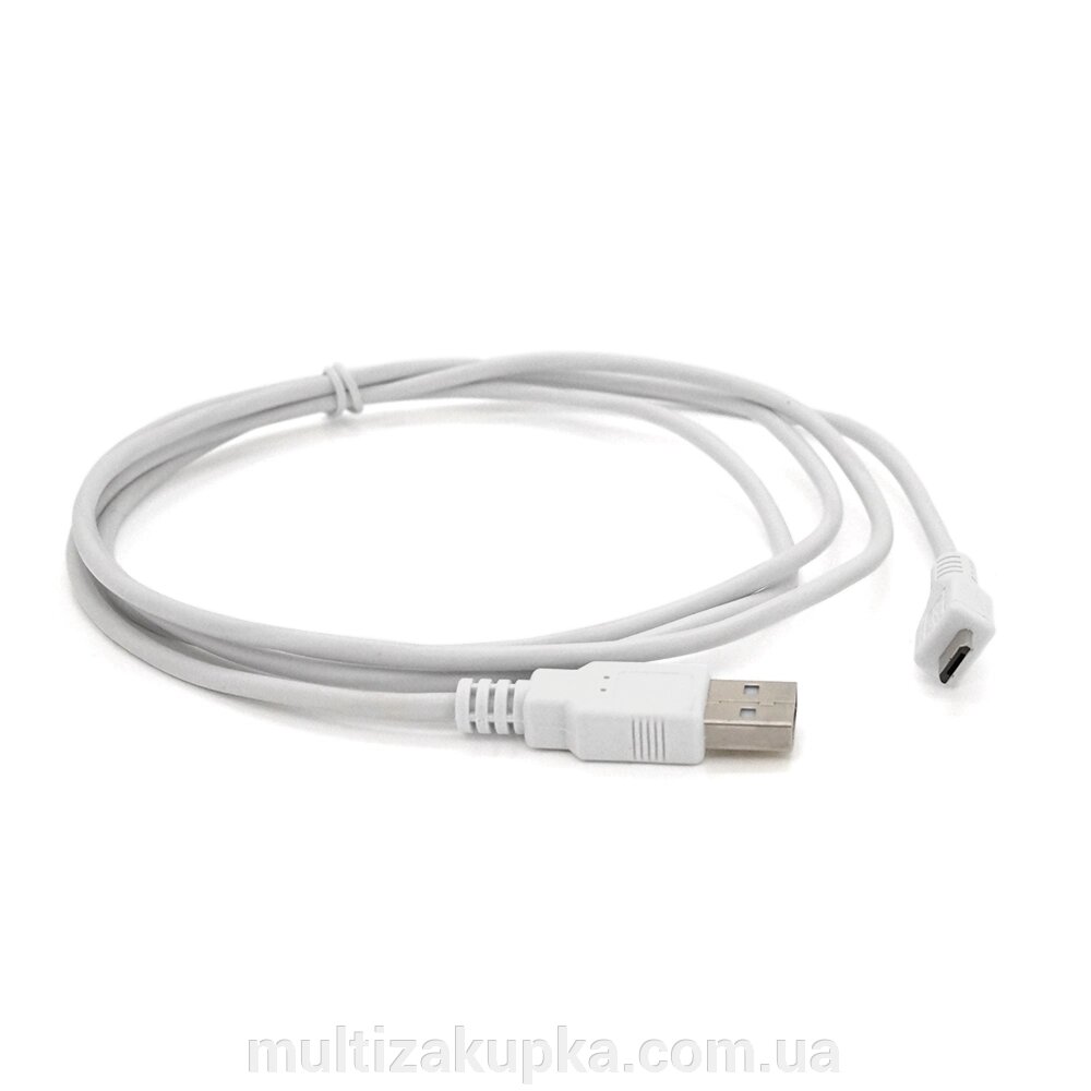 Кабель USB 2.0 (AM / Місго 5 pin) 1,5м, білий, Пакет Q250 від компанії Mультізакупка - фото 1