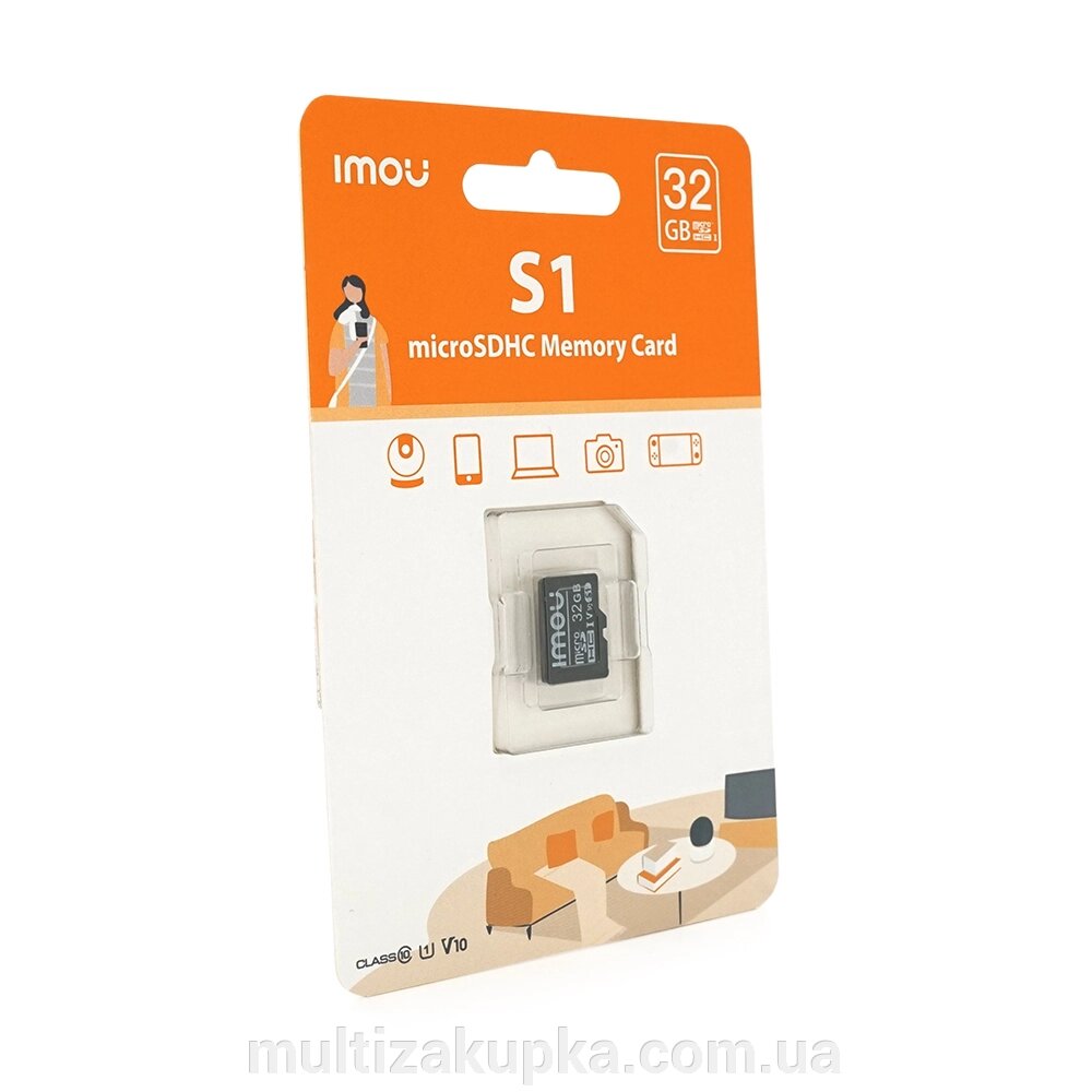 Карта пам'яті Imou MicroSD 32Гб ST2-32-S1 від компанії Mультізакупка - фото 1