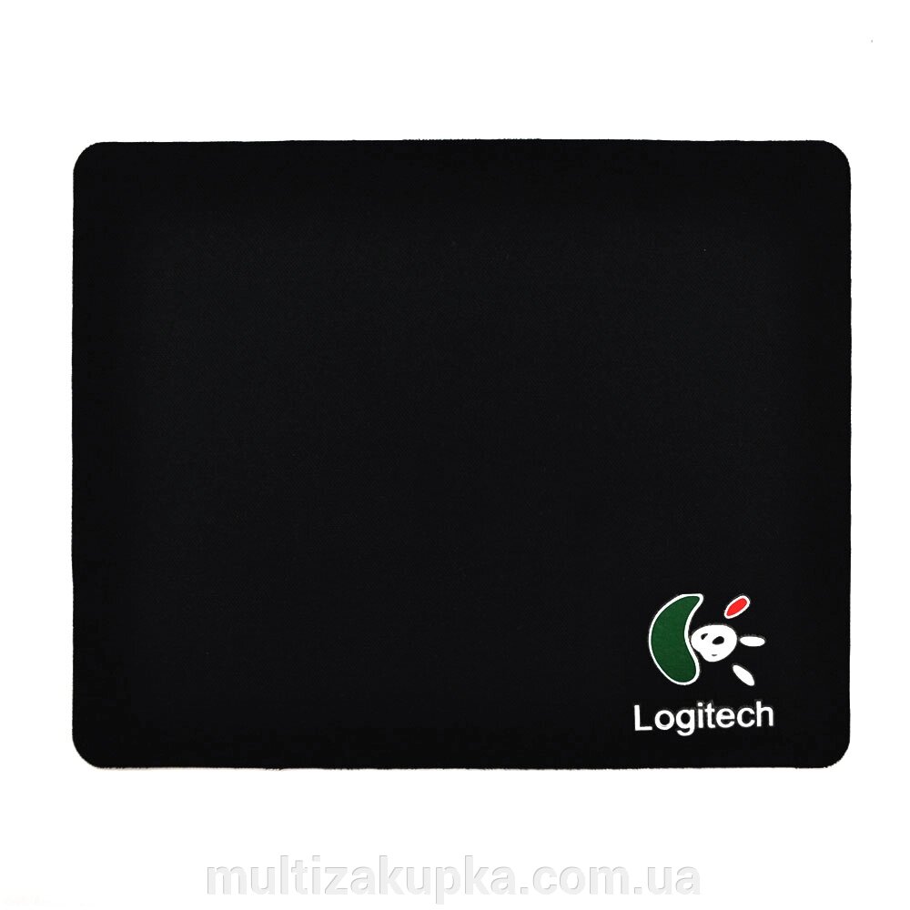 Килимок 180*220 тканинної LogiTech, товщина 2 мм, колір Black, Пакет від компанії Mультізакупка - фото 1