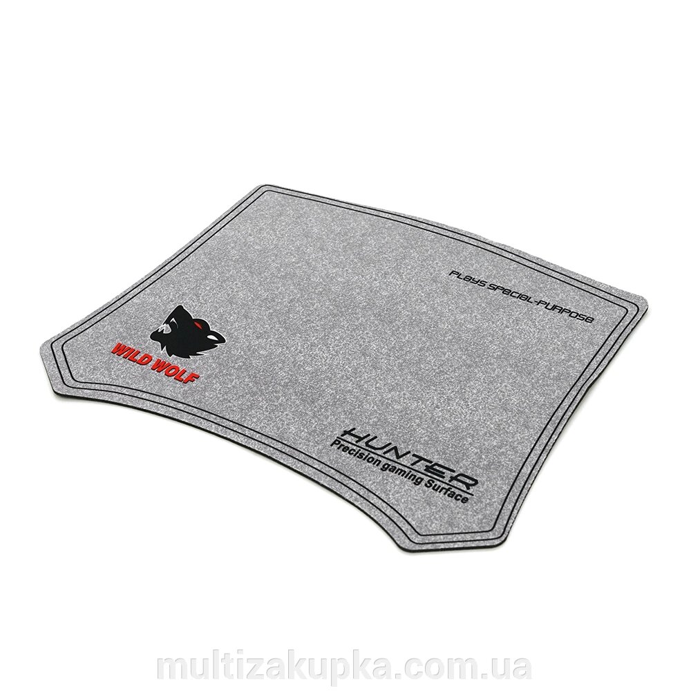 Килимок 300 * 250 тканинної HUNTER WILD WOLF, товщина 2 мм, колір Grey, Пакет від компанії Mультізакупка - фото 1