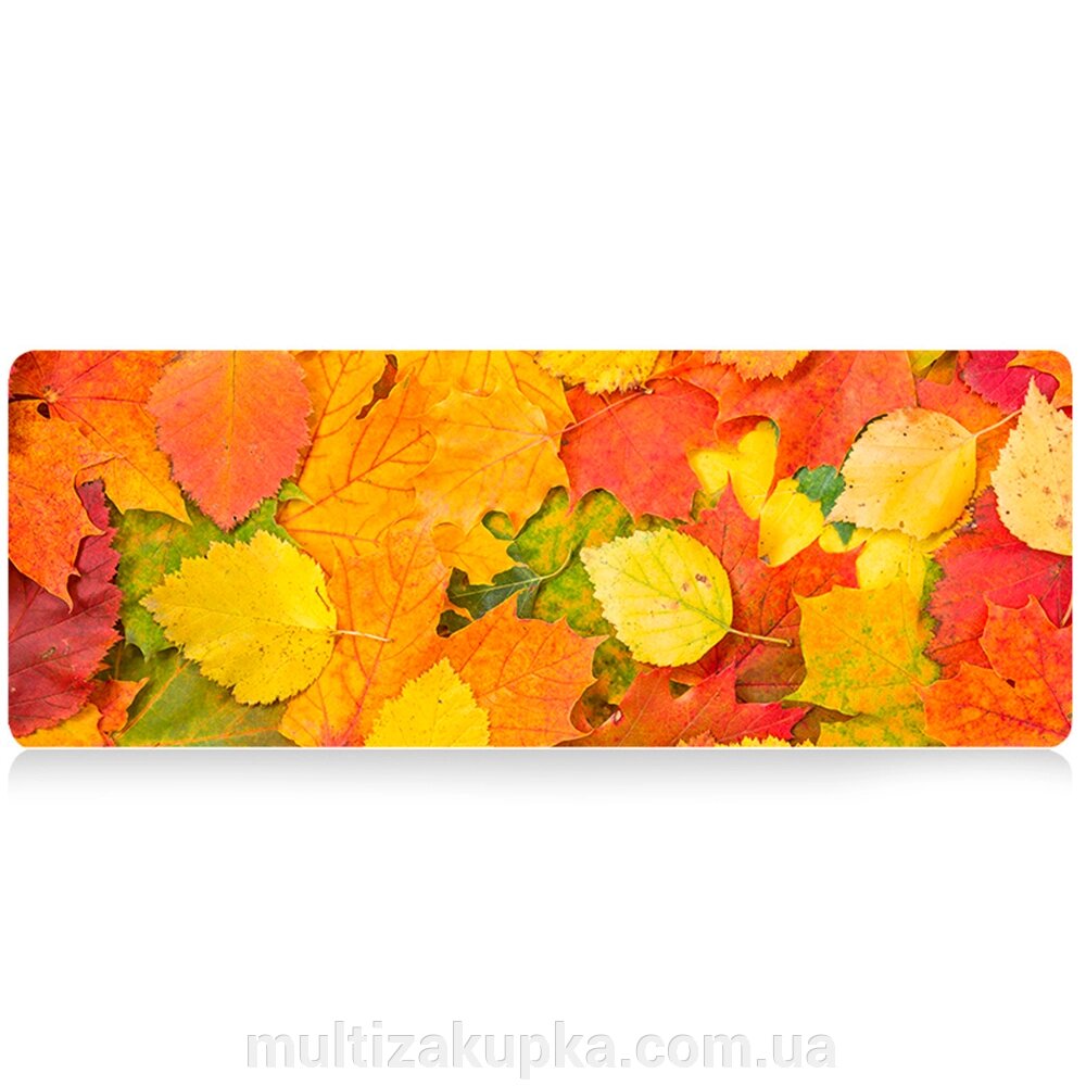 Килимок 300*700 тканинний Autumn leaves з бічною прошивкою, товщина 2 мм, Пакет від компанії Mультізакупка - фото 1