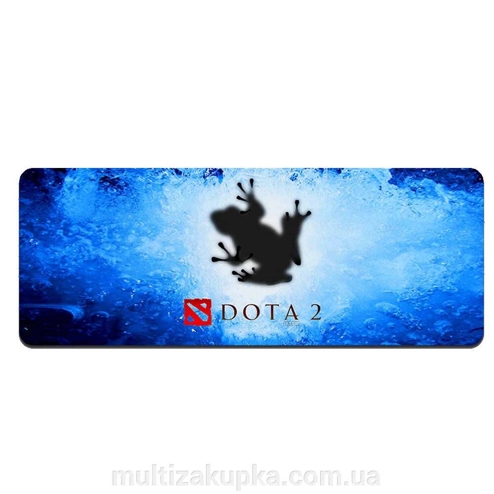 Килимок 300*700 тканинний DOTA2 "Frog", товщина 2 мм, колір Blue, OEM від компанії Mультізакупка - фото 1