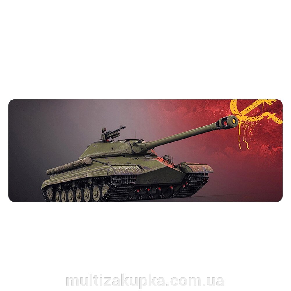 Кілімок 300*700 тканинний World of Tanks-47, товщина 2 мм, OEM від компанії Mультізакупка - фото 1